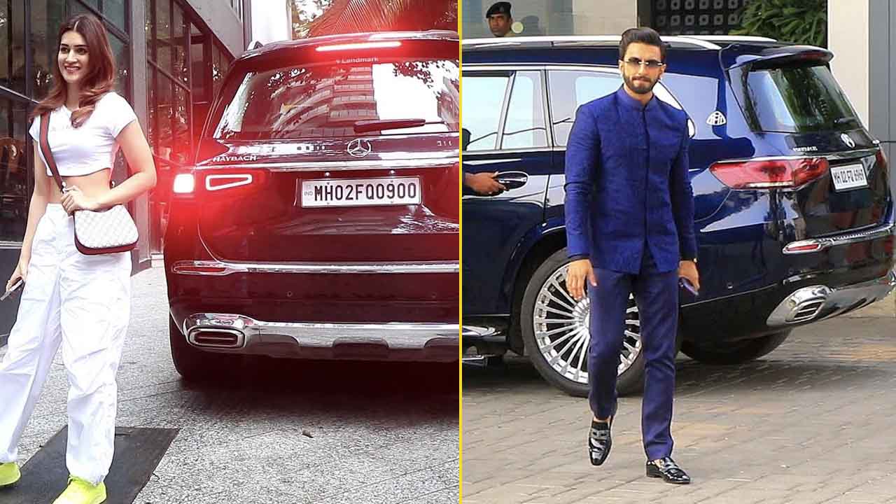 kriti sanon ranveer singh mercedes-maybach gls600