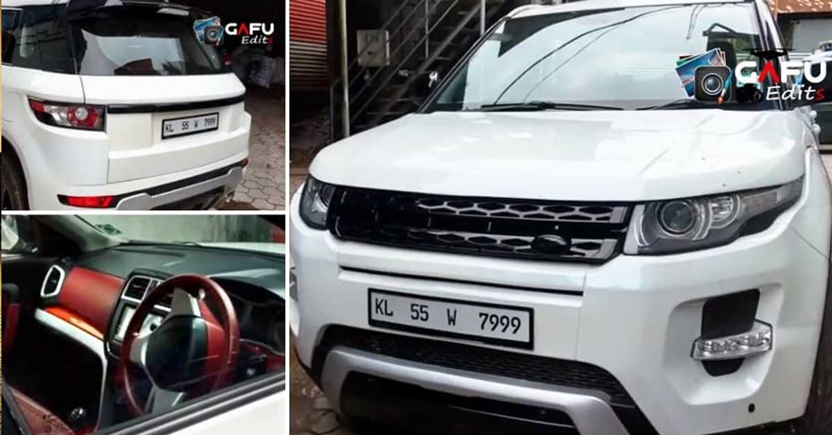 maruti brezza to range rover evoque conversion