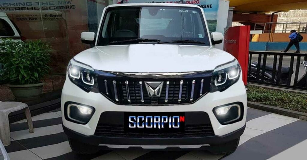 old mahindra scorpio with scorpio n face