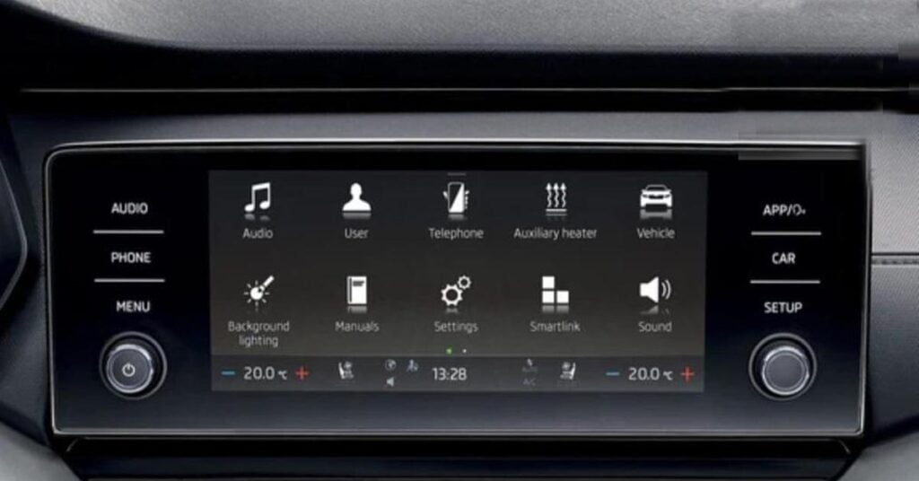 Skoda Slavia 8 inch Panasonic Touchscreen