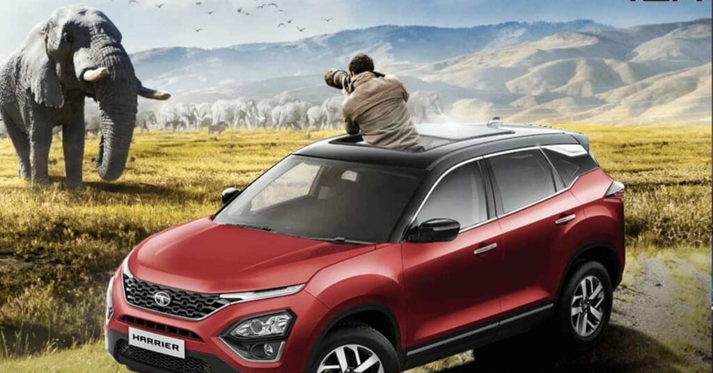 tata harrier xzs cheapest sunroof variant