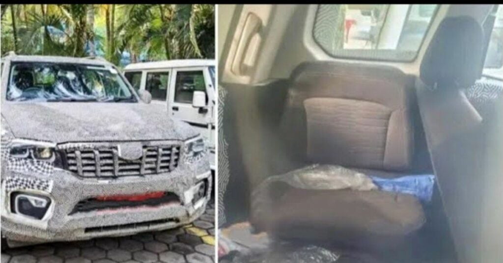 2022 mahindra scorpio n side facing seat