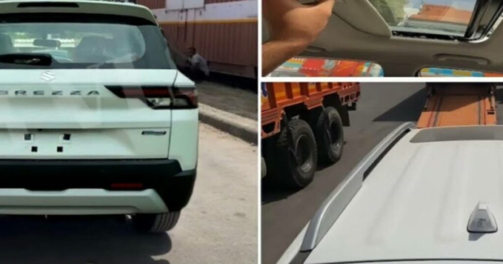 2022 maruti brezza sunroof model zxi