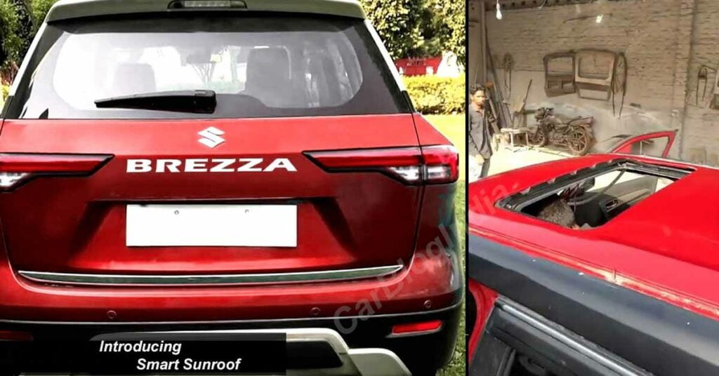 2022 maruti brezza sunroof voice controlled