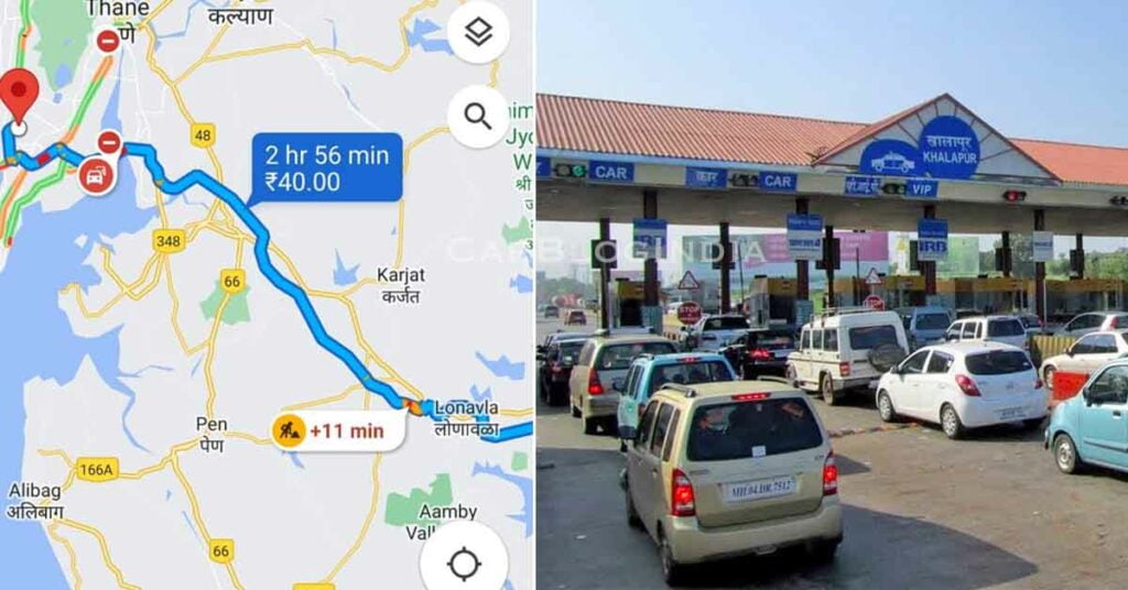 Google Maps Toll Fee Feature