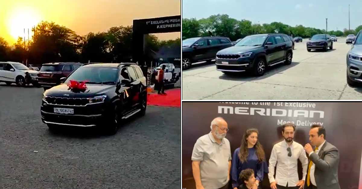 Watch Mega Supply of Over 60 Jeep Meridian SUVs in Delhi