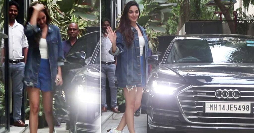 Kiara Advani Audi A8L