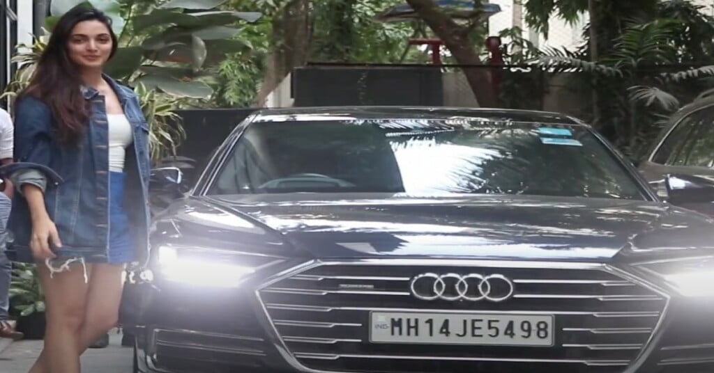 Kiara Advani Audi A8L