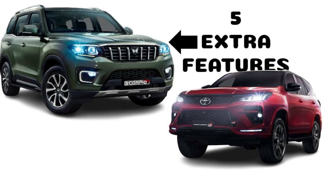 Mahindra Scorpio N vs Toyota Fortuner GR Sport Features