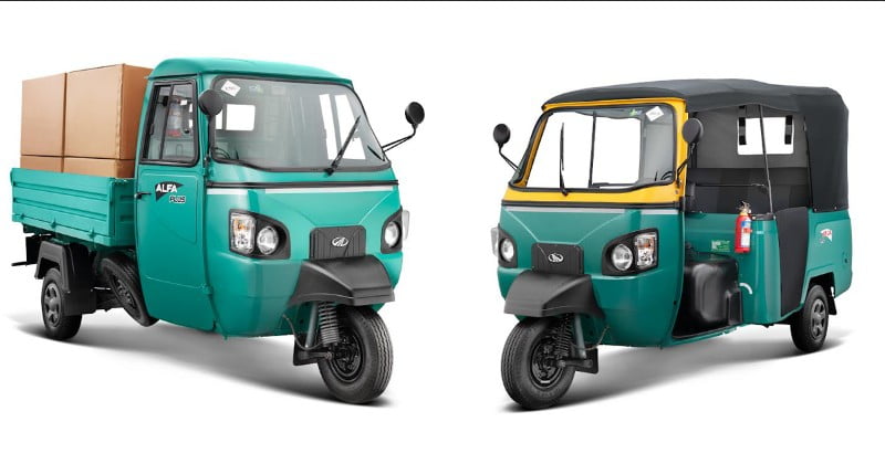 mahindra alfa cng cargo and passenger variant