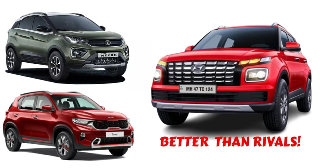 Hyundai Venue Better Than Tata Nexon & Kia Sonet