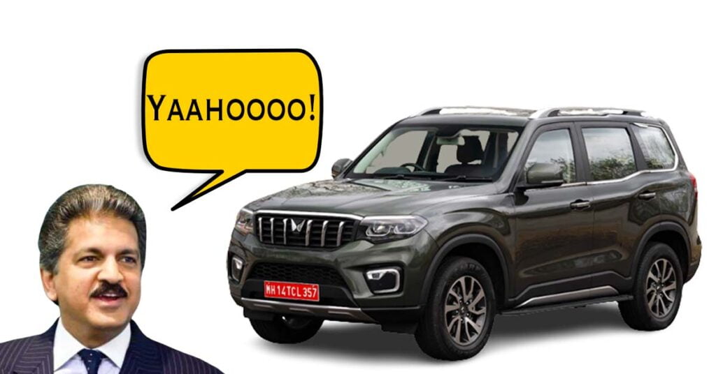 Anand Mahindra Yahoo Mahindra Scorpio N Launch