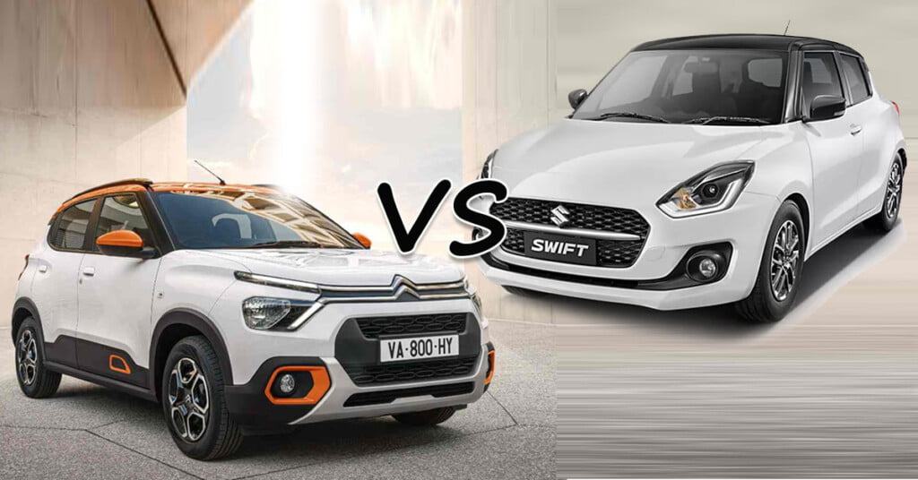 Citroen C3 VS Maruti Swift Comparison 