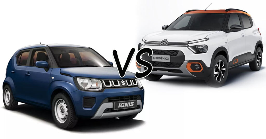 Citroen C3 Vs Maruti Ignis Comparison