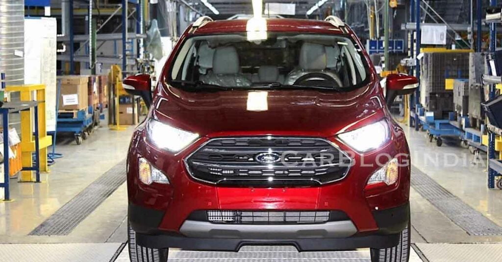 ford ecosport production chennai plant