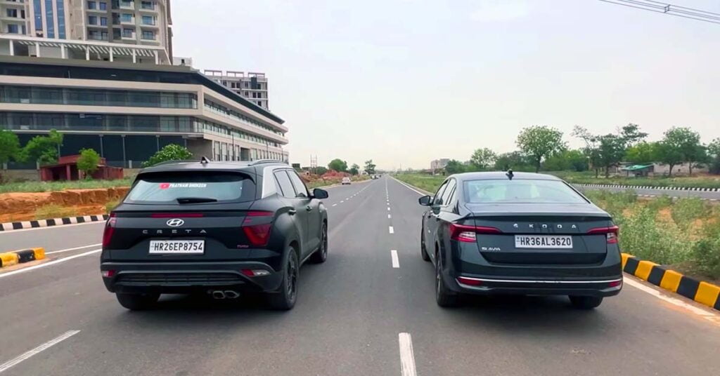 Skoda Slavia 1.0 Gives Tough Fight to Hyundai Creta 1.4 Turbo