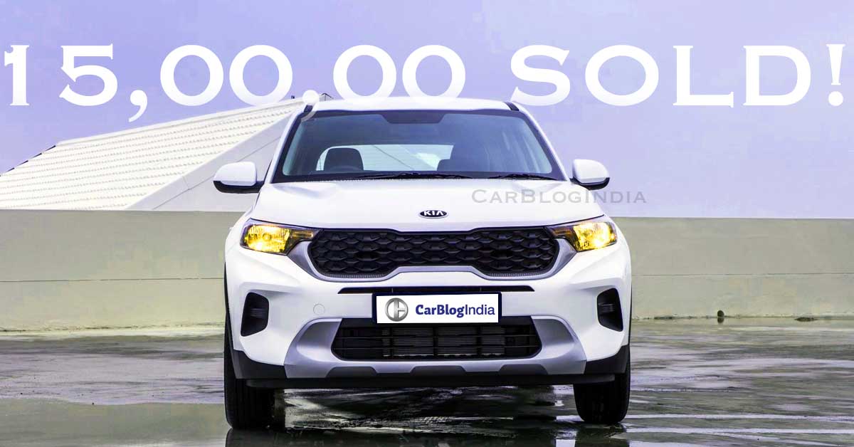 kia sonet 150000 sold india