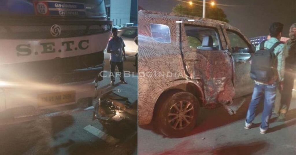 mahindra scorpio n first-major accident day of launch