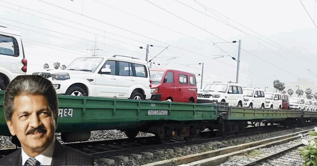 mahindra scorpio train transport anand mahindra