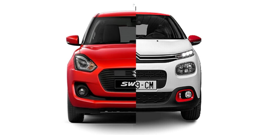 maruti swift vs citroen c3
