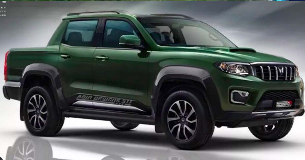 New Gen Mahindra Scorpio Getaway Pickup Rendering