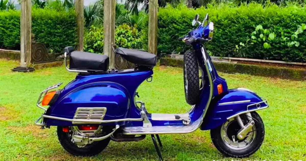 restored bajaj chetak 12v electronic