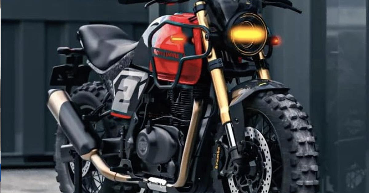 royal enfield scrambler concept copy