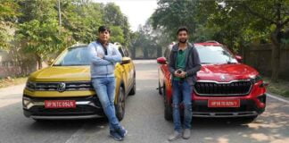 vw taigun vs skoda kushaq drag race