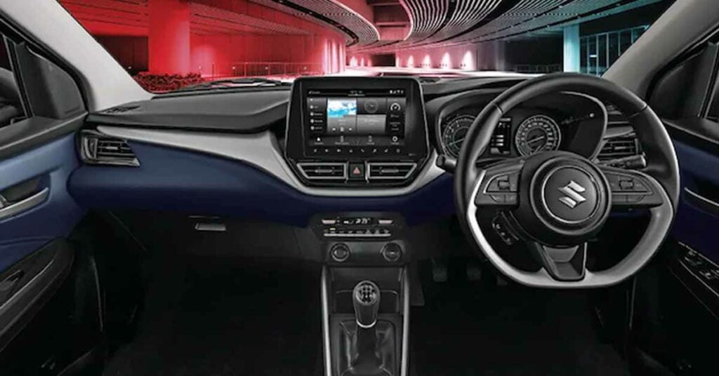 2022 Maruti Baleno Interior Dashboard, Touchscreen, Steering Wheel