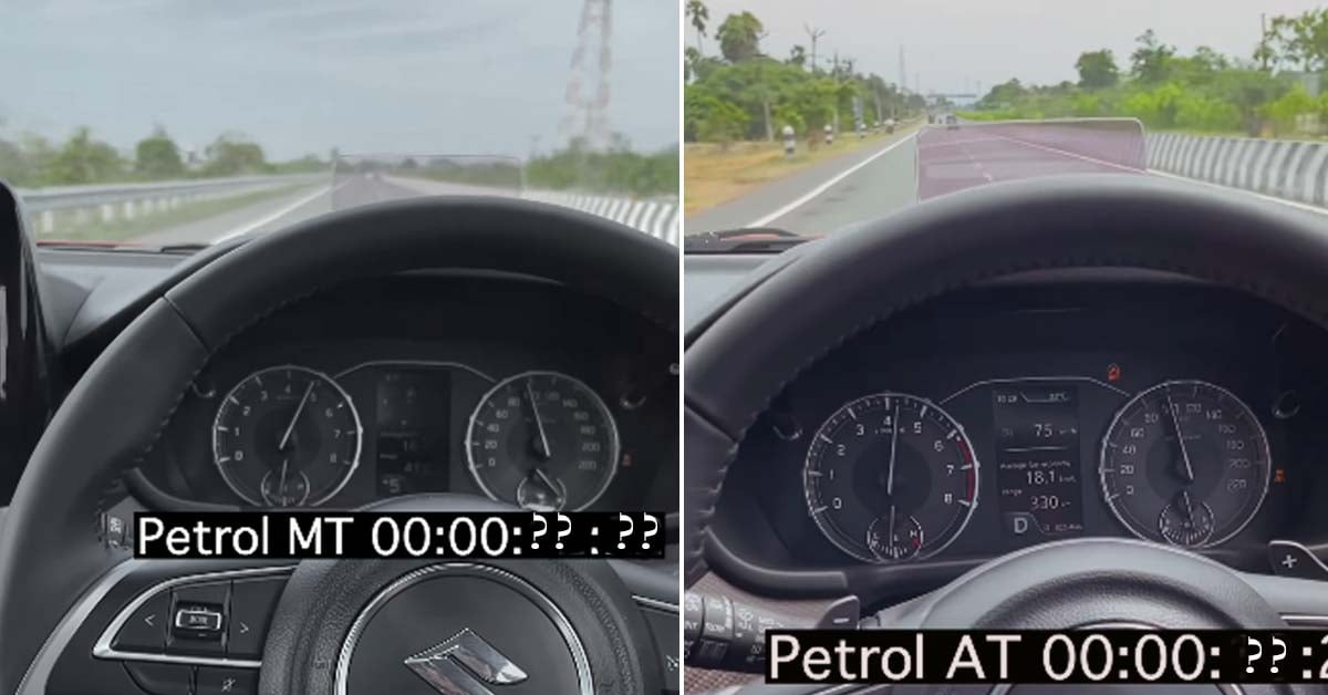 2022 maruti brezza 0-100 km/h acceleration-comparison manual vs automatic