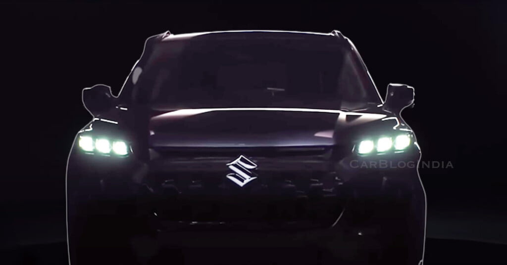 2022 maruti grand vitara front teaser