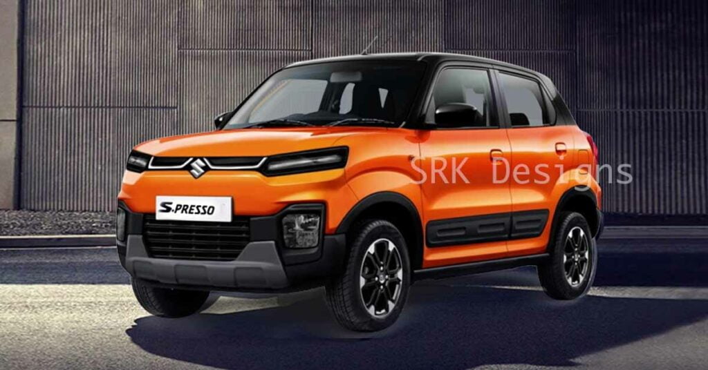 2022 maruti s-presso facelift srk designs