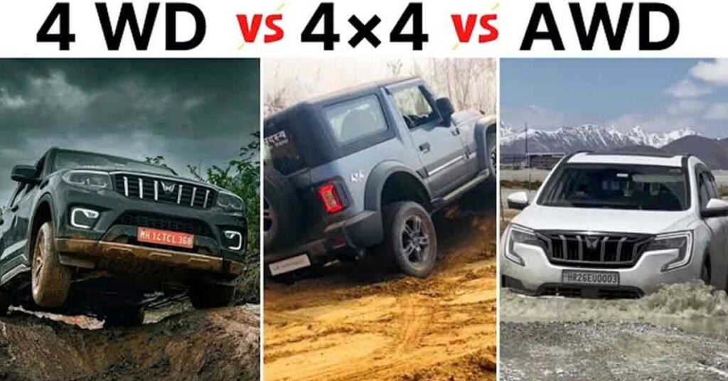 AWD vs 4WD vs 4×4: What’s the Difference? » Car Blog India