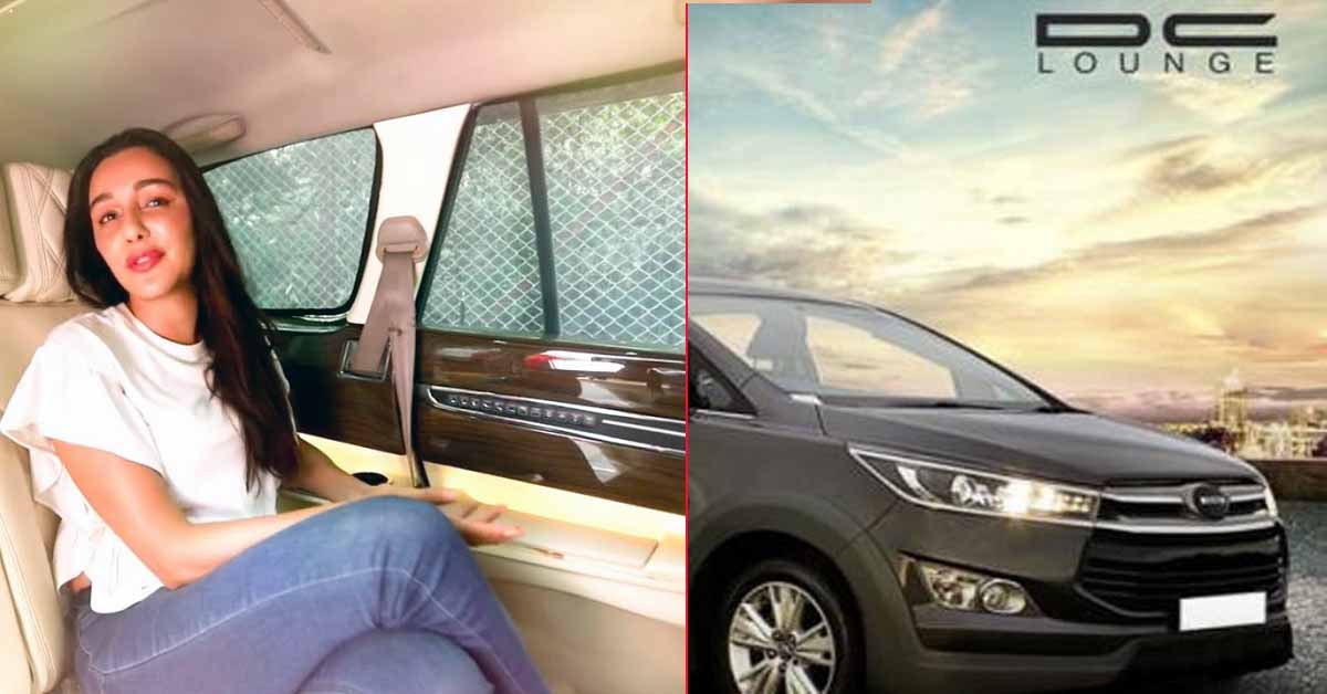 British Actor Feryna Wazheir DC Modified Toyota Innova Crysta Lounge