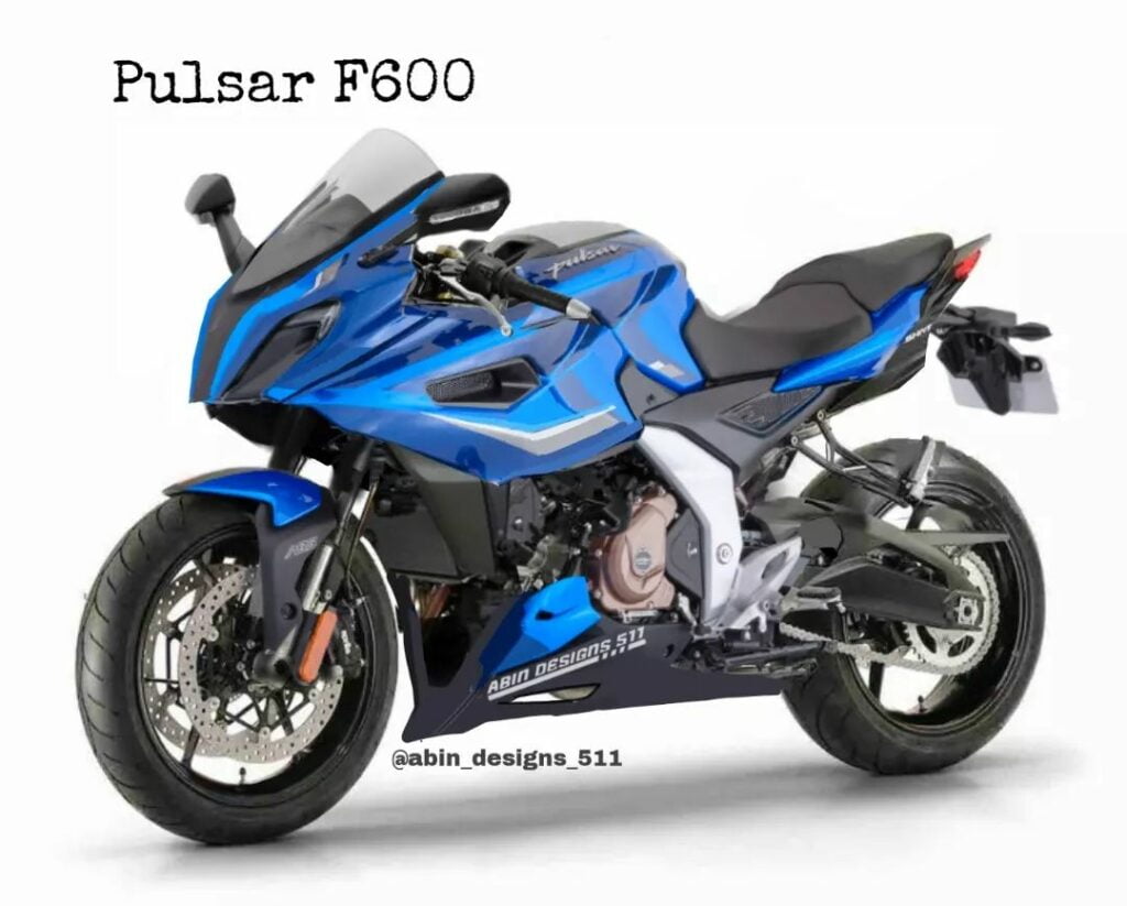 bajaj pulsar f600 blue