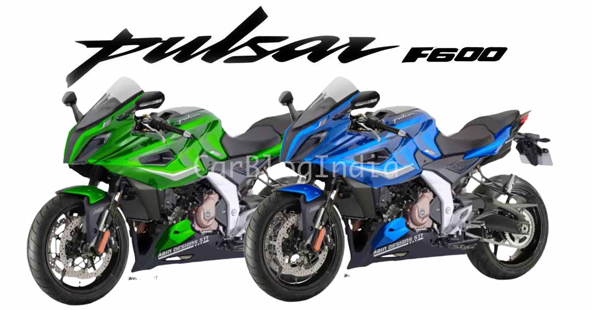 bajaj pulsar f600 blue green