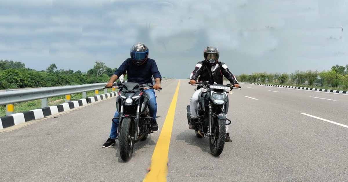 Bajaj Pulsar N160 vs TVS Apache 160 4V Drag Race