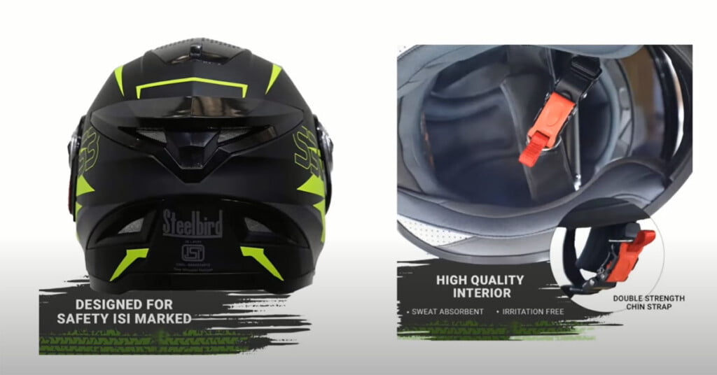 Best Helmets in India Under 2000 Rupees - Steelbird SBH-17 Terminator