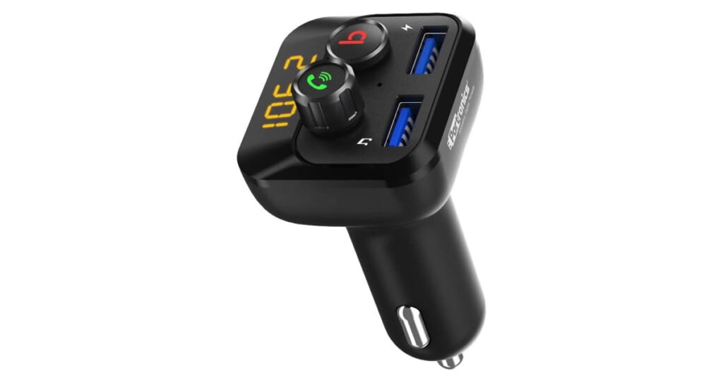 Portronics v5.0 Car Bluetooth Device With Car Charger