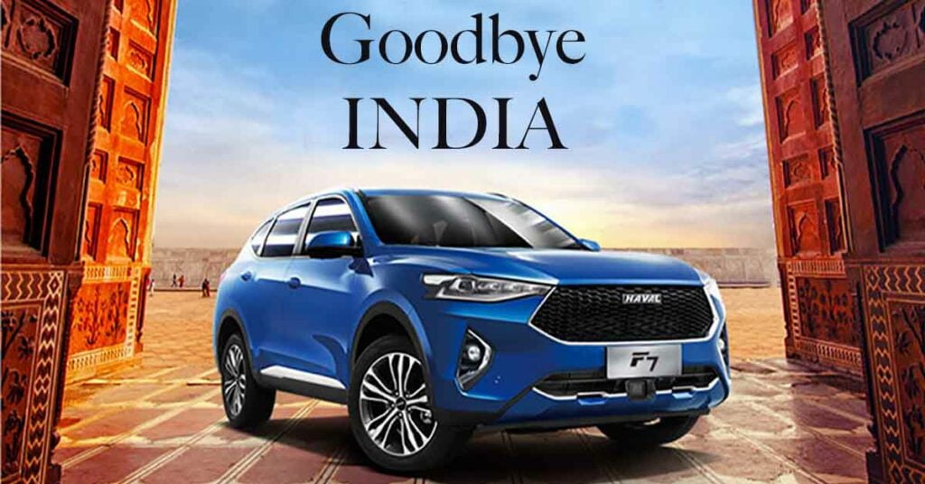 Chinese automaker gwm still born, leaves india Gwm leaves india