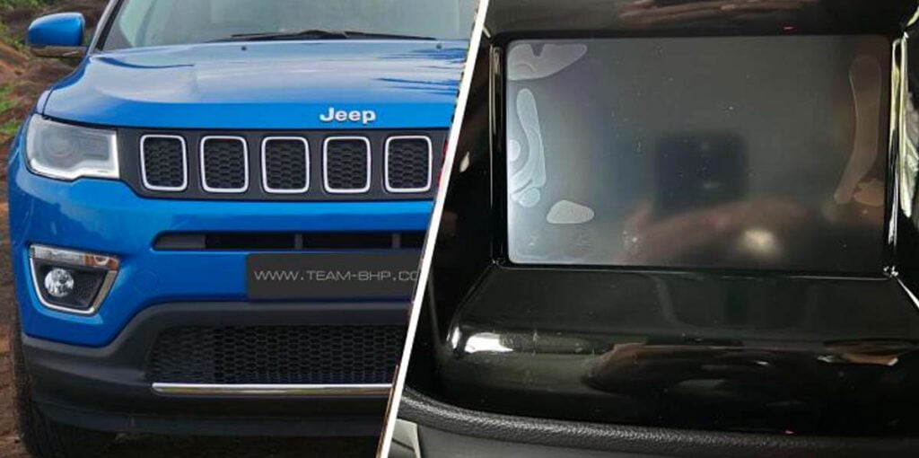 jeep compass screen protector bubbles