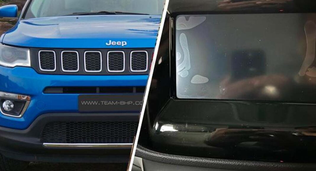 jeep compass screen protector bubbles