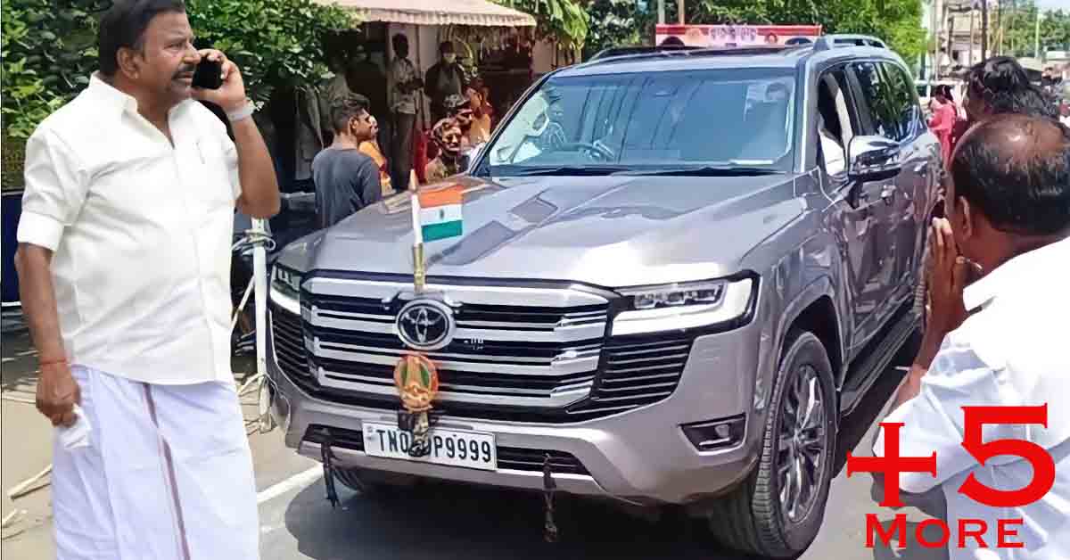 Full SUV Collection of KN Nehru, Politician Owner of India's 1st Land Cruiser LC300