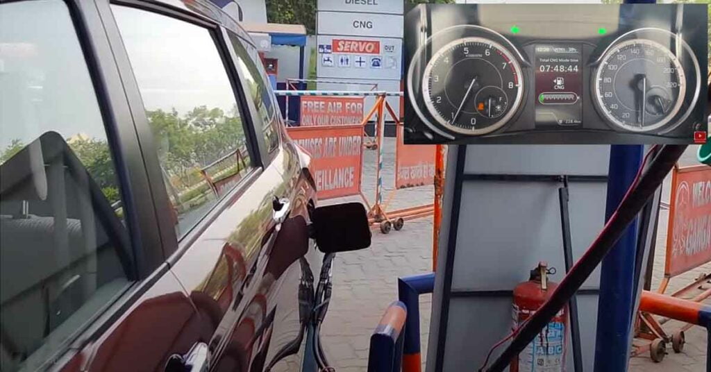 new maruti ertiga cng mileage test