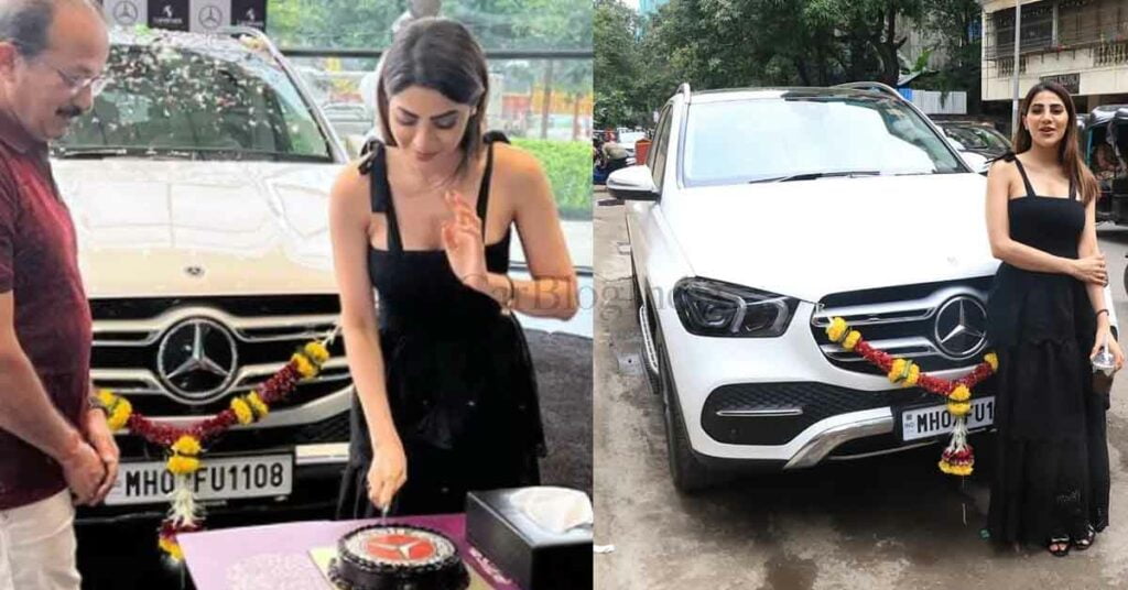 nikki tamboli mercedes gle