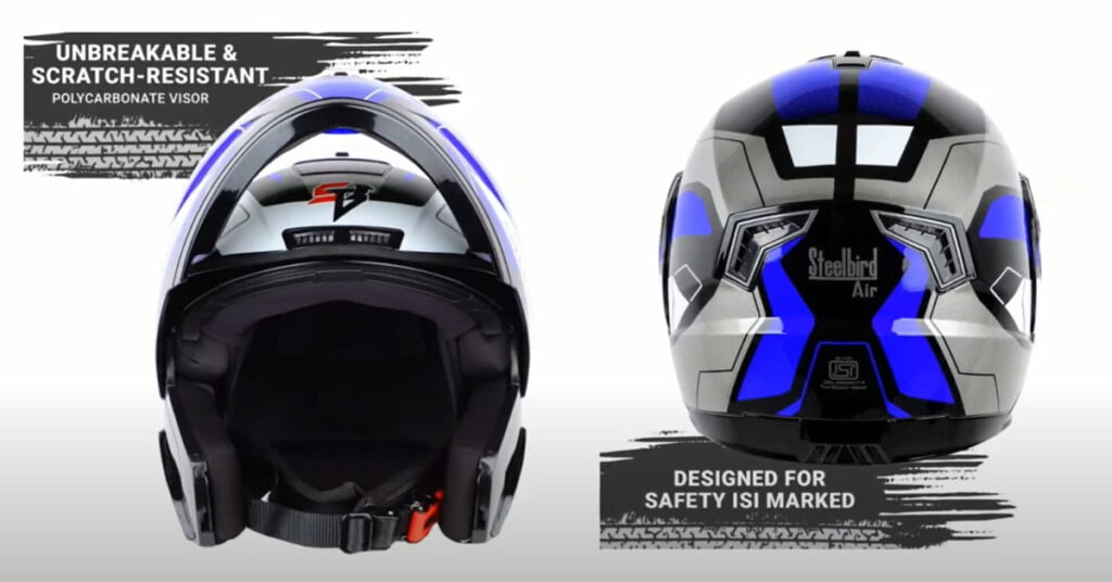 Best Helmets in India Under 2000 Rupees - Steelbird SBA-7 Huracan