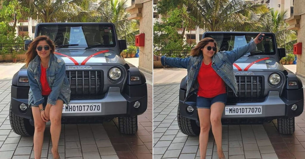 Arti Singh – Mahindra Thar