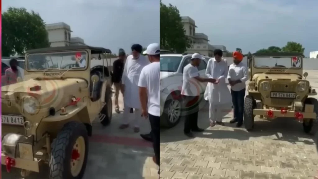 Changed Jeep of Sidhu Moosewala Arrives House Changed Jeep of Sidhu Moosewala Arrives House