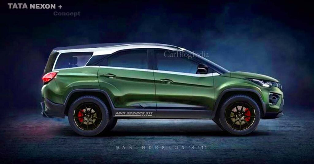 tata nexon plus 7-seater concept