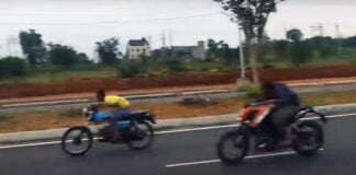Yamaha RX100 vs KTM 390 Duke